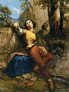 Gustave Courbet The Sculptor France oil painting artist